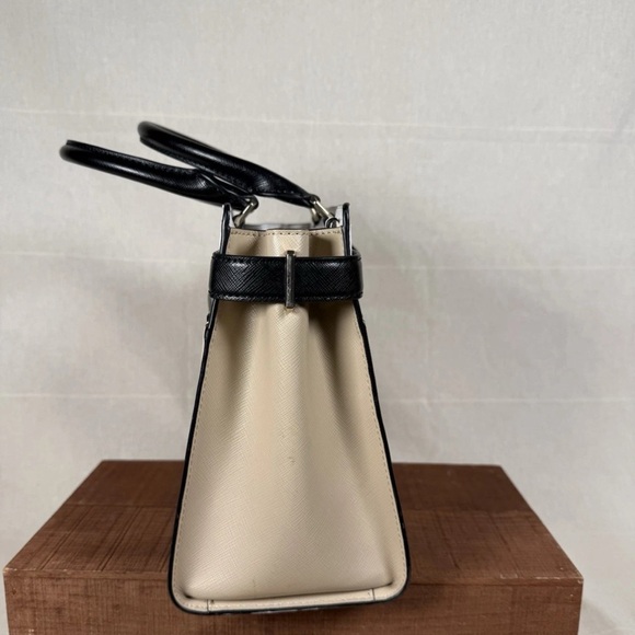 Kate Spade Black and Cream Satchel - Picture 3 of 5